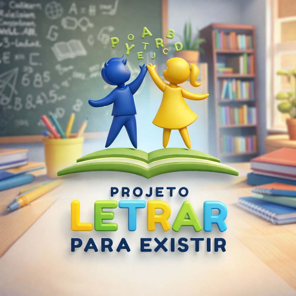 Letrar para Existir - Logo